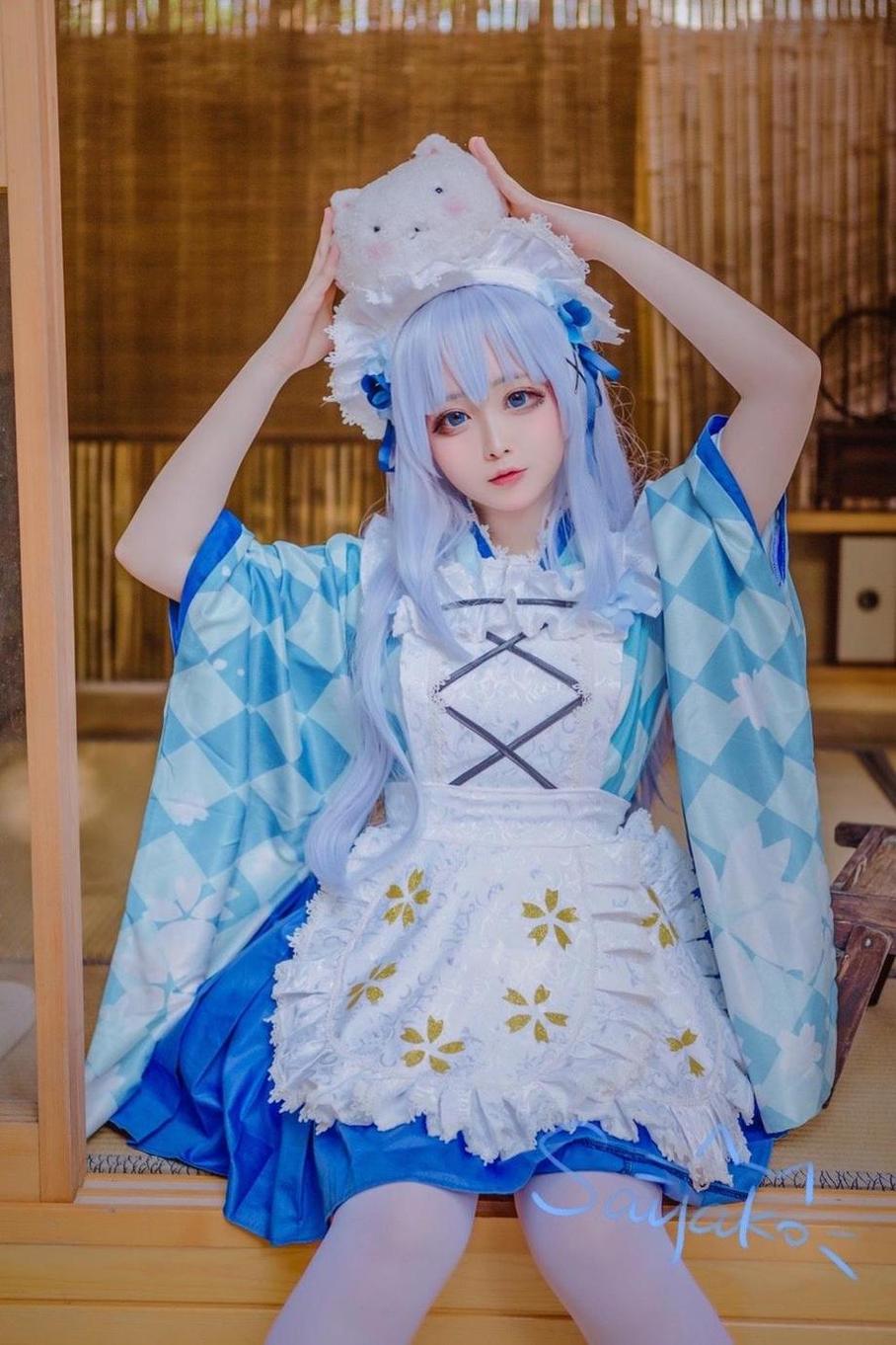 又到了每周更新时间！Sayako小夜子微博迎来新的cos作品