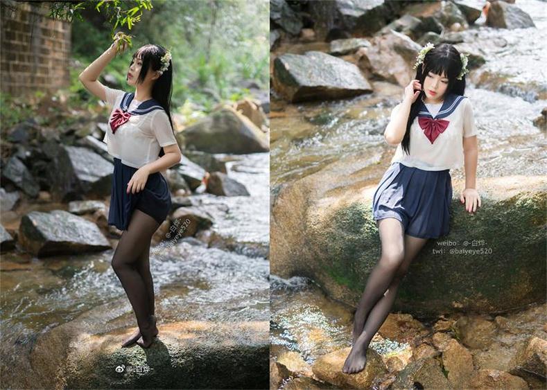 清新靓丽的少女图片图包-你烨烨免费资源