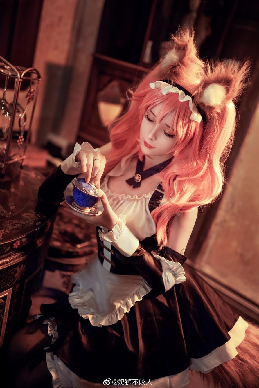 用奶狮不咬人cosplay貂蝉的作品诠释东方美学超美创意