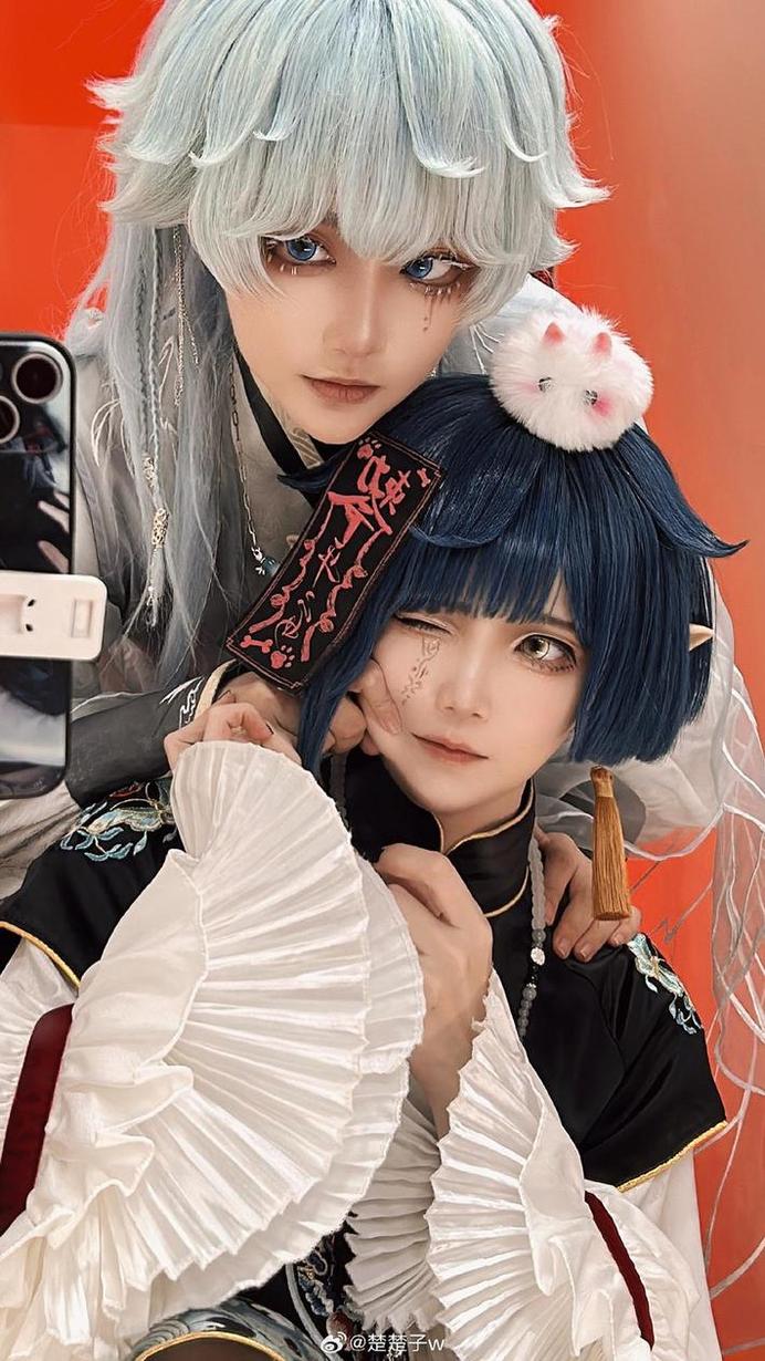 眼神如水，柔情万种：楚楚子的cos作品图包