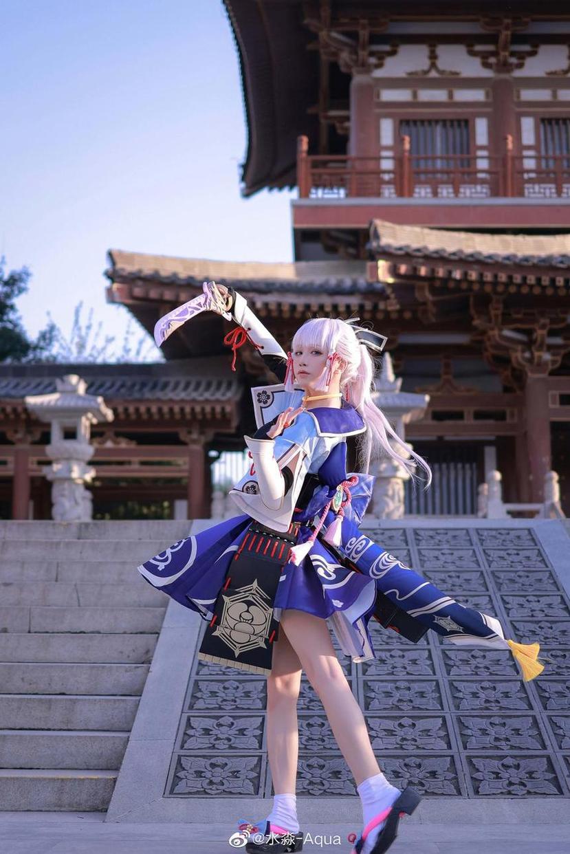 水淼aqua原神甘雨美图分享，感受其与众不同的清新气息。