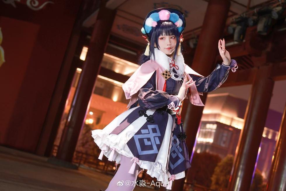 水淼aqua甘雨cos更新精选：绚烂的美丽将每个场景美化成了童话世界