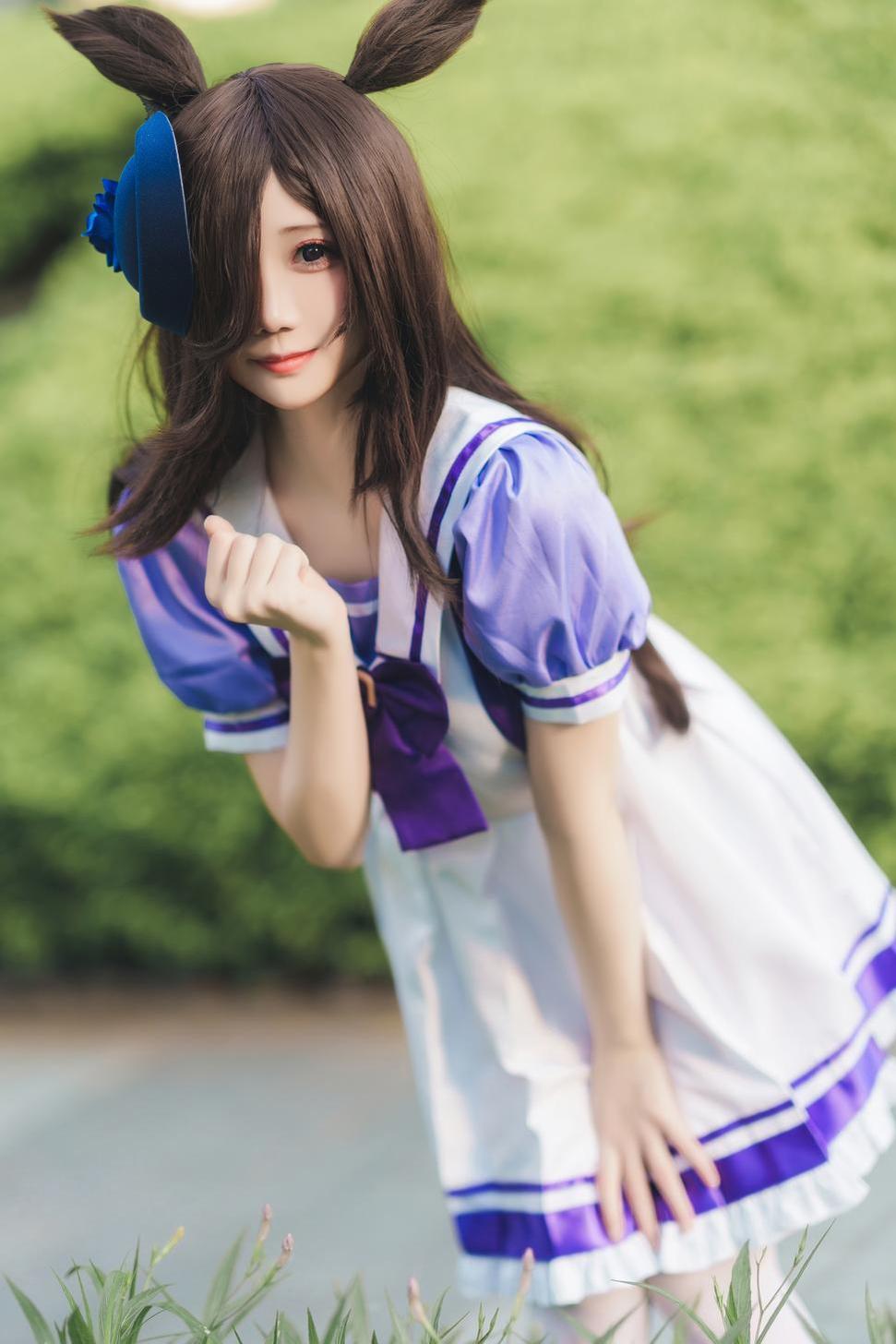 焖焖碳女仆独特造型摄影惊喜不断